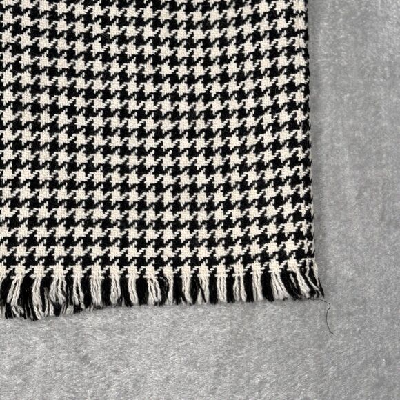 Kasper Skirt Womens‎ 12 Black White Houndstooth Pencil Straight Career Corpcore - Picture 6 of 9